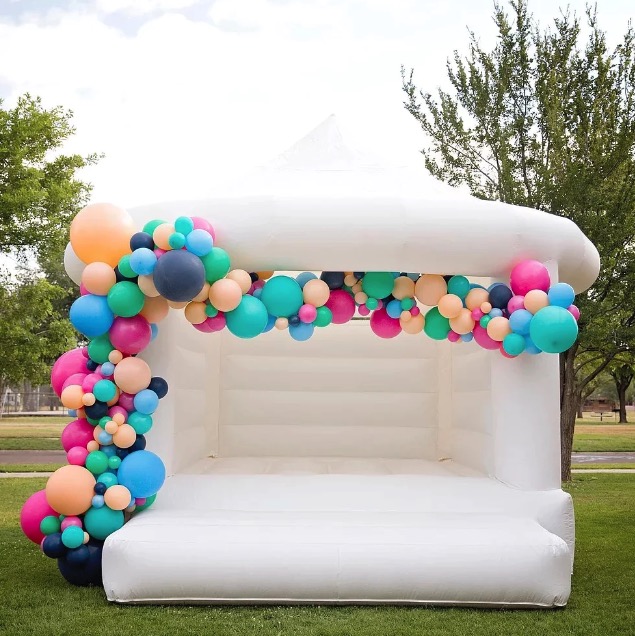 White Bounce house Rentals